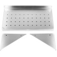 Wall Shelf Perforated 1 tier Stainless steel 1500x300x254mm - CEWSW30150P