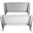 Wall Shelf Perforated 2 tiers Stainless steel 1600x300x600mm - CEWSWB30160P