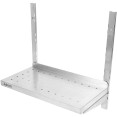 Wall Shelf Perforated 2 tiers Stainless steel 1600x300x600mm - CEWSWB30160P