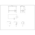Commercial Stainless Steel Work Table No Bottom shelf 1200x600x900mm - CEWT60120GNU
