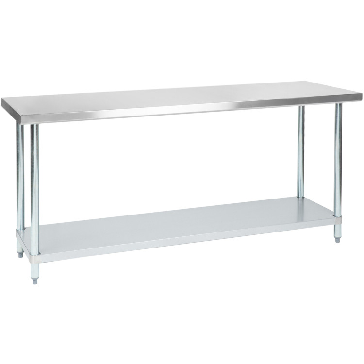 Commercial Stainless Steel Work Table Bottom shelf 2100x700x900mm - CEWT70210G