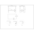 Commercial Stainless Steel Work Table Bottom shelf 1200x700x900mm - CEWT70120G