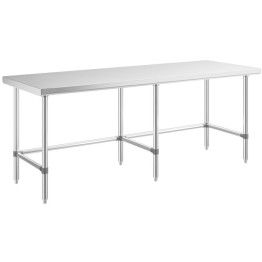Commercial Stainless Steel Work Table No Bottom shelf 2100x600x900mm - CEWT60210GNU