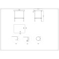 Commercial Stainless Steel Work Table No Bottom shelf with Upstand 900x700x900mm - CEWT7090GBNU