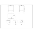 Commercial Stainless Steel Work Table No Bottom shelf 900x700x900mm - CEWT7090GNU