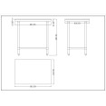 Chopping Board Table Stainless Steel Table 900x600x900mm - CEWTC60902G
