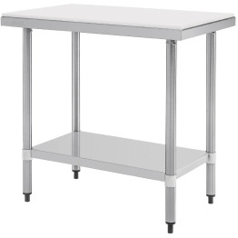 Commercial Stainless Steel Cutting Board Table 600x600x900mm - CEWTC60602G