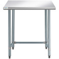 Commercial Work table Stainless steel No bottom shelf 915x760x900mm - CEWTGOB3036418 Commercial Work table Stainless steel No bottom shelf 915x760x900mm - CEWTGOB3036418