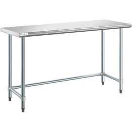 Commercial Work table Stainless steel No bottom shelf 1830x610x900mm - CEWTGOB2472418 Commercial Work table Stainless steel No bottom shelf 1830x610x900mm - CEWTGOB2472418