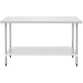 Commercial Stainless Steel Work Table Bottom shelf 2100x700x900mm - CEWT70210G
