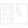 Stainless Steel Prep table 1200mm Width 2 x Top Shelf & 1 x Undershelf - CEWTS60120