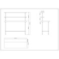 Stainless Steel Prep table 1500mm Width 2 x Top Shelf & 1 x Undershelf - CEWTS60150