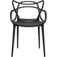 Bistro Dining Arm Chair Plastic Black Indoors & Outdoors - CEHYPP01