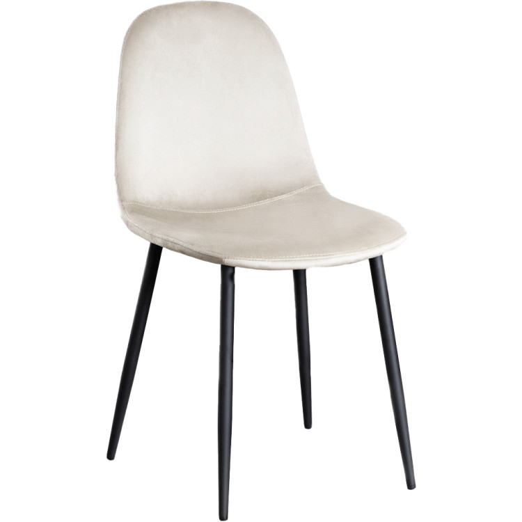 Velvet Dining Chair Beige - CEWW088BEIGE
