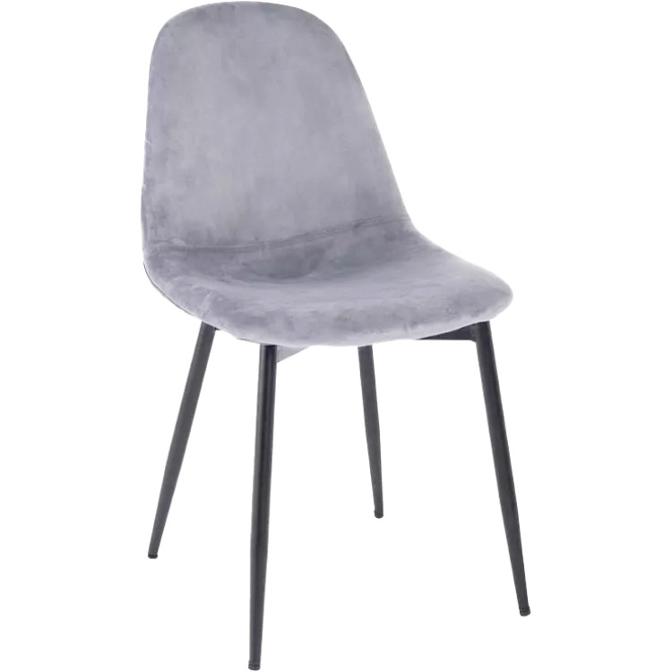 Velvet Dining Chair Dark Grey - CEWW088DARKGREY