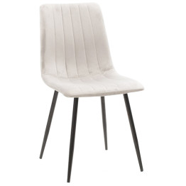 Velvet Dining Chair Beige - CEWW101BEIGE