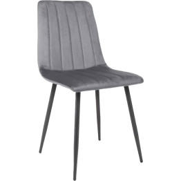 Velvet Dining Chair Dark Grey - CEWW101DARKGREY