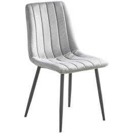 Velvet Dining Chair Light Grey - CEWW101LIGHTGREY