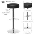 Black Height Adjustable Barstool with Thick seat - CEWW120