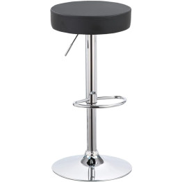 Black Height Adjustable Barstool with Thick seat - CEWW120