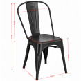 Commercial Antique Bronze Metal Dining Chair 200kg Capacity | CaterEq CEWW163AB Commercial Antique Bronze Metal Dining Chair 200kg Capacity | CaterEq CEWW163AB
