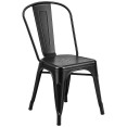 Commercial Gun Metal Dining Chair 200kg Capacity | CaterEq CEWW163GM
