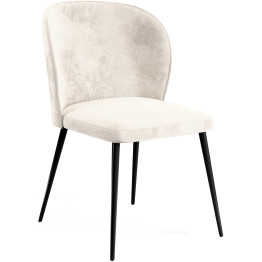 Velvet Dining Chair Beige - CEWW166BEIGEVELVET