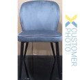 Velvet Dining Chair Dark Grey - CEWW166DARKGREYVELVET