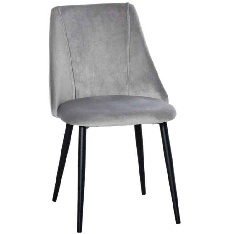 Velvet Dining Chair Dark Grey - CEWW185DARKGREY
