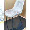 Side Dining Chair Velvet seat Beige - CEWW198BEIGE