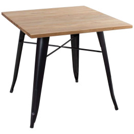 Bistro Table Natural Wood Colour Top 800x800mm Indoors | CaterEq CEWW286NW Bistro Table Natural Wood Colour Top 800x800mm Indoors | CaterEq CEWW286NW