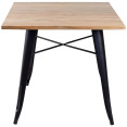 Bistro Table Natural Wood Colour Top 800x800mm Indoors | CaterEq CEWW286NW Bistro Table Natural Wood Colour Top 800x800mm Indoors | CaterEq CEWW286NW