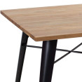 Bistro Table Natural Wood Colour Top 800x800mm Indoors | CaterEq CEWW286NW Bistro Table Natural Wood Colour Top 800x800mm Indoors | CaterEq CEWW286NW
