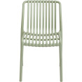 Bistro Dining Chair Plastic Light Green Indoors & Outdoors - CEWW6076LIGHTGREEN