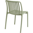 Bistro Dining Chair Plastic Light Green Indoors & Outdoors - CEWW6076LIGHTGREEN