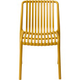 Bistro Dining Chair Plastic Yellow Indoors & Outdoors - CEWW6076YELLOW