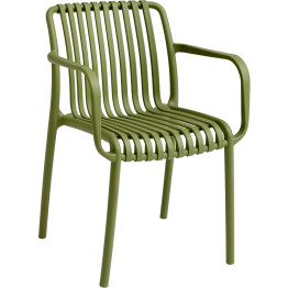 Bistro Dining Chair Plastic Green Indoors & Outdoors - CEWW6077GREEN