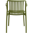 Bistro Dining Chair Plastic Green Indoors & Outdoors - CEWW6077GREEN