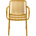 Bistro Dining Chair Plastic Yellow Indoors & Outdoors - CEWW6077YELLOW
