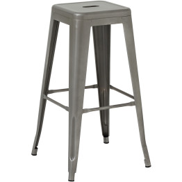High Bar stool Steel Gun metal - CEWW61DG