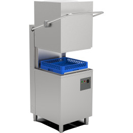 Commercial Dishwasher 1000 Plates/Hour 500x500mm Basket Drain Pump Detergent Pump Rinse Aid Pump 650x740x1540mm 380-400V - CEWZ100DRDP