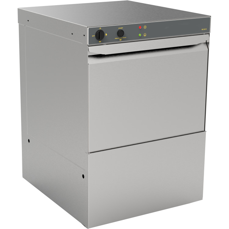 Commercial Glasswasher 30 baskets/hour 400mm basket Drain pump Detergent pump Rinse Aid Pump - CEWZ40DRDP
