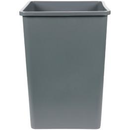 Commercial Open Top Waste Bin 130L Grey LDPE 495 x 495 x 702mm | CaterEq CEXDL130BGREY