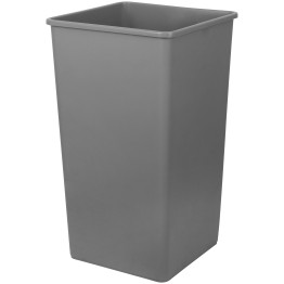 Commercial Open Top Waste Bin 180L Grey LDPE 495 x 495 x 867mm | CaterEq CEXDL180BGREY