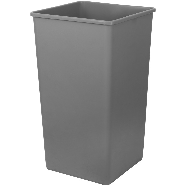 Commercial Open Top Waste Bin 180L Grey LDPE 495 x 495 x 867mm | CaterEq CEXDL180BGREY