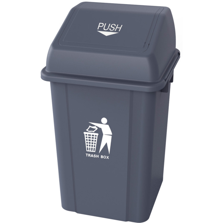 Swing Waste Bin 60 litres Dark grey - CEXDL60B6