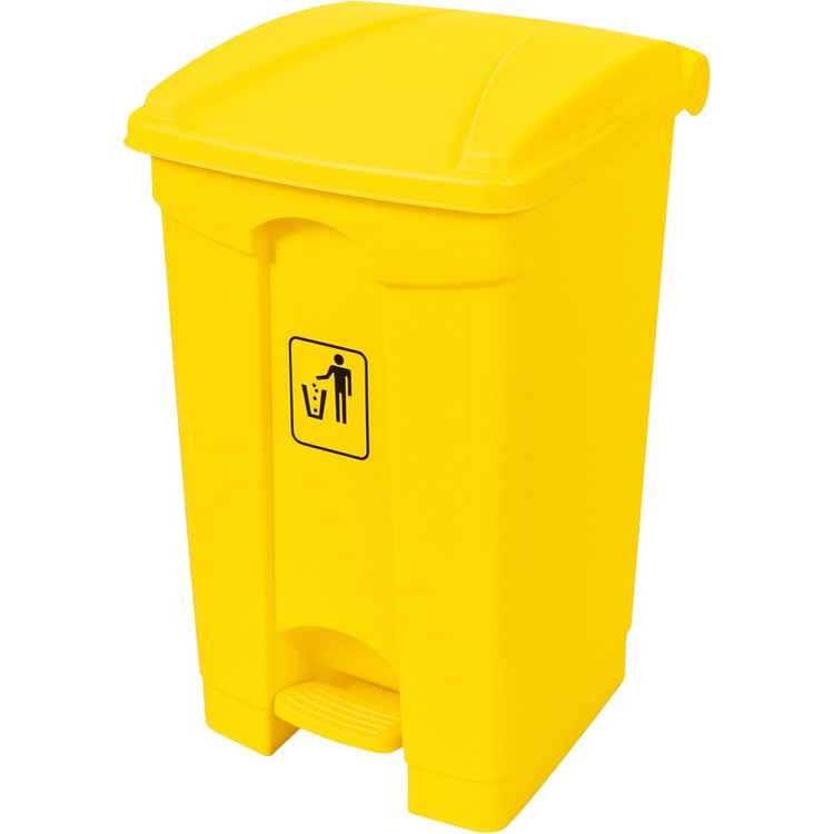 Pedal Waste Bin 80 Litres Yellow | CaterEq CEXDL80K7YELLOW Pedal Waste Bin 80 Litres Yellow | CaterEq CEXDL80K7YELLOW