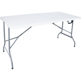 Folding Catering Table 5ft White Plastic - CEHQXZ152