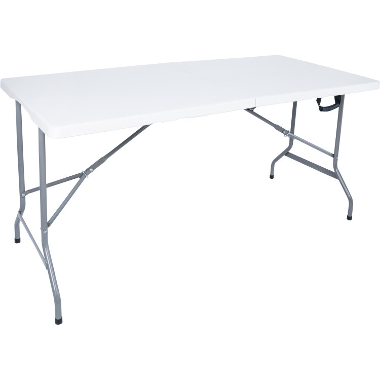 Folding Catering Table 5ft White Plastic - CEHQXZ152