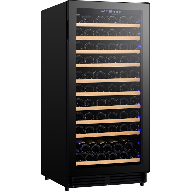 Commercial Wine Cooler 10 Shelves 285 Litres 110 Bottles Single Temperature Zone Compressor Cooling 598x690x1300mm Black - CEYC298AG Commercial Wine Cooler 10 Shelves 285 Litres 110 Bottles Single Temperature Zone Compressor Cooling 598x690x1300mm Black - CEYC298AG